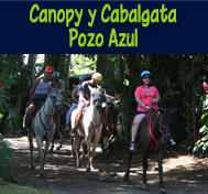 CANOPY Y CABALGATA POZO AZUL