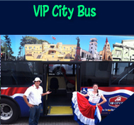 VIP CITY BUS TOUR COSTA RICA AZUL TRAVEL